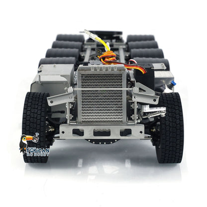 ScaleClub 1/14 10x10 Metal Chassis for RC Tractor Radio Controlled Truck Top Line 3363 1851 Electric Car Simulation Model for TAMIYA