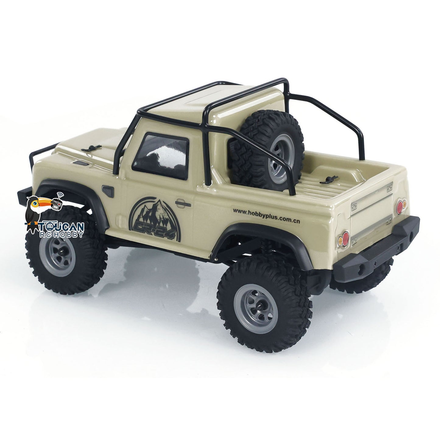 1:24 4x4 4WD RC Off-road Vehicles Mini Remote Control Climbing Crawler Car DIY Simulation Model ESC Servo Light System