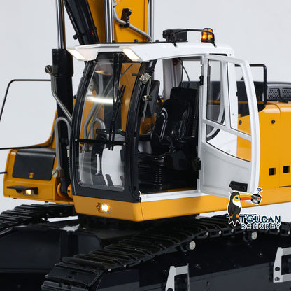 MTMODEL 1:14 946-3 3 Arms Metal RC Remote Control Hydraulic Excavator Heavy Machine Digger Model Tiltable Clamshell Bucket