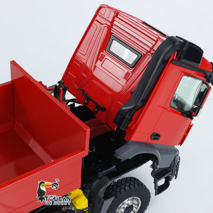 Kabolite K3365 1/14 RC Hydraulic Dump Truck 8X8 RTR Remote Control Tipper Car Assembled Painted 2-Speed Transmission