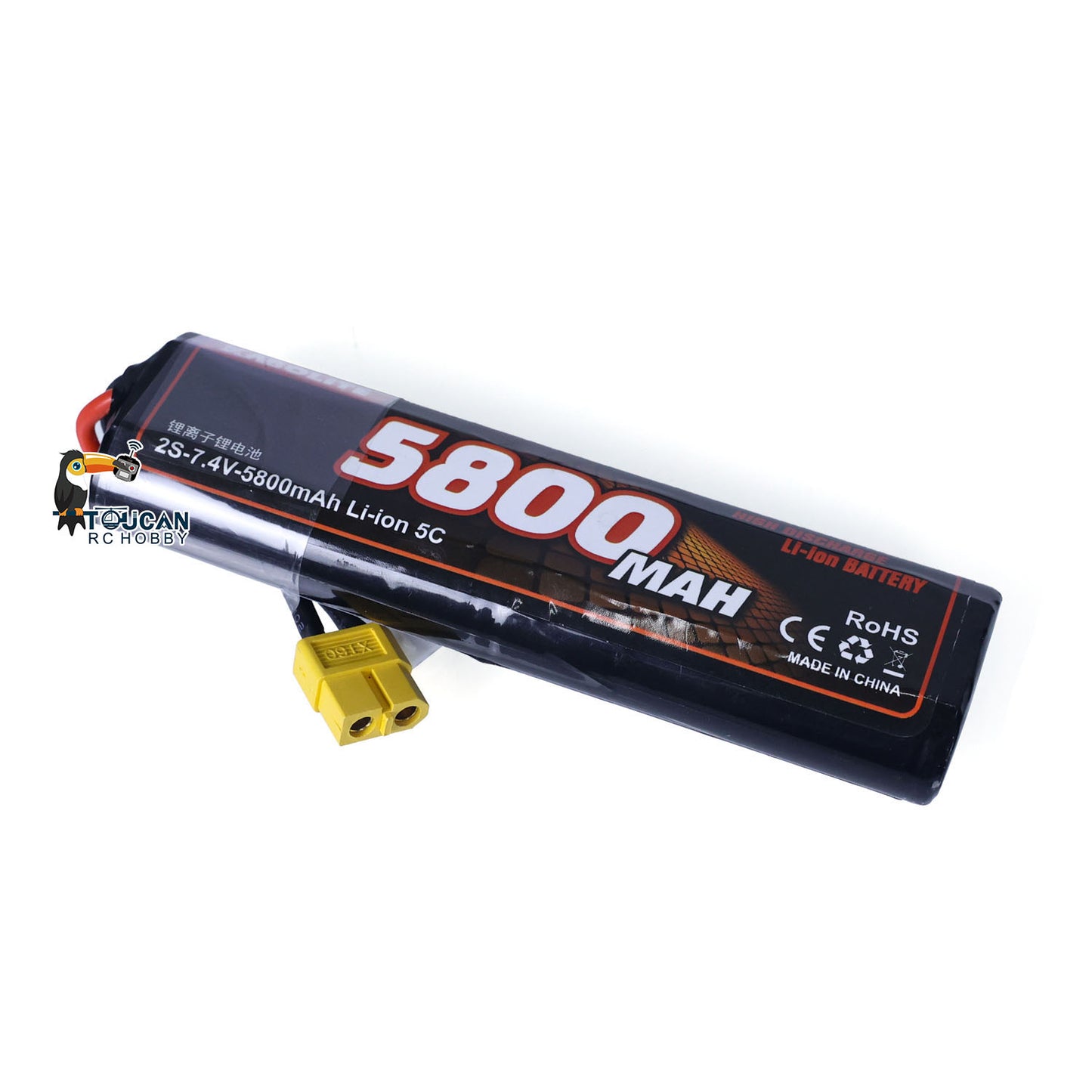 7.4V 5800/10000mAh Battery for 1/14 1:18 K961 RC Truck Radio Controlled Loader Electric Car Electronic Parts