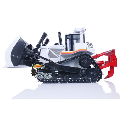 JDMODEL JDM-98 1/14 Metal RC Hydraulic Dozer D10T DXR2 Assembled Painted Bulldozer Model 201 Sound Module Heavy Construction Machine