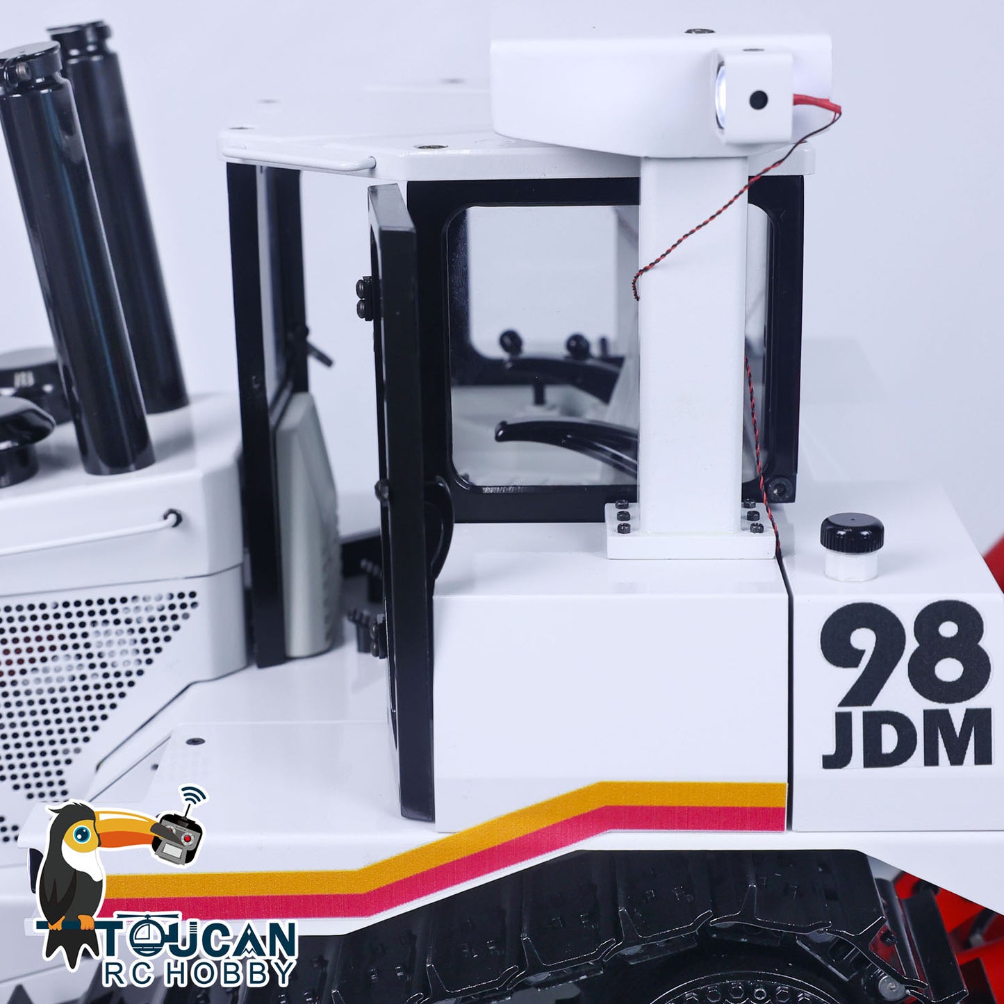 JDMODEL JDM-98 1/14 Metal RC Hydraulic Dozer D10T DXR2 Assembled Painted Bulldozer Model 201 Sound Module Heavy Construction Machine