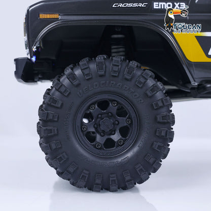 CORSSRC 1/8 4WD EMO X3 RC Towing Rescue Car 4x4 Remote Control Crawler Vehicle Hobby Model PNP Version Assembled Painted