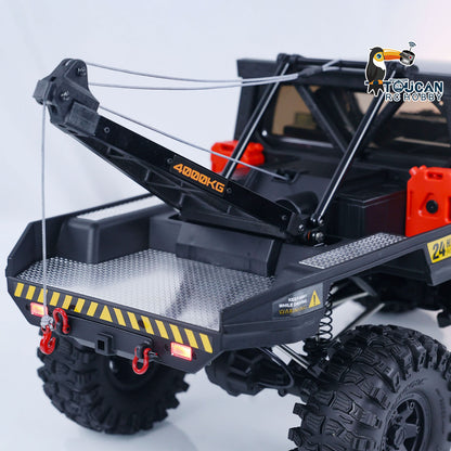 CORSSRC 1/8 4WD EMO X3 RC Towing Rescue Car 4x4 Remote Control Crawler Vehicle Hobby Model PNP Version Assembled Painted