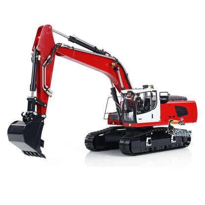 MTMODEL Metal Remote Control Tracked Digging Vehicle 1/14 2 Arms 946 RC Hydraulic Excavator Ripper Tiltable Bucket Grab Model