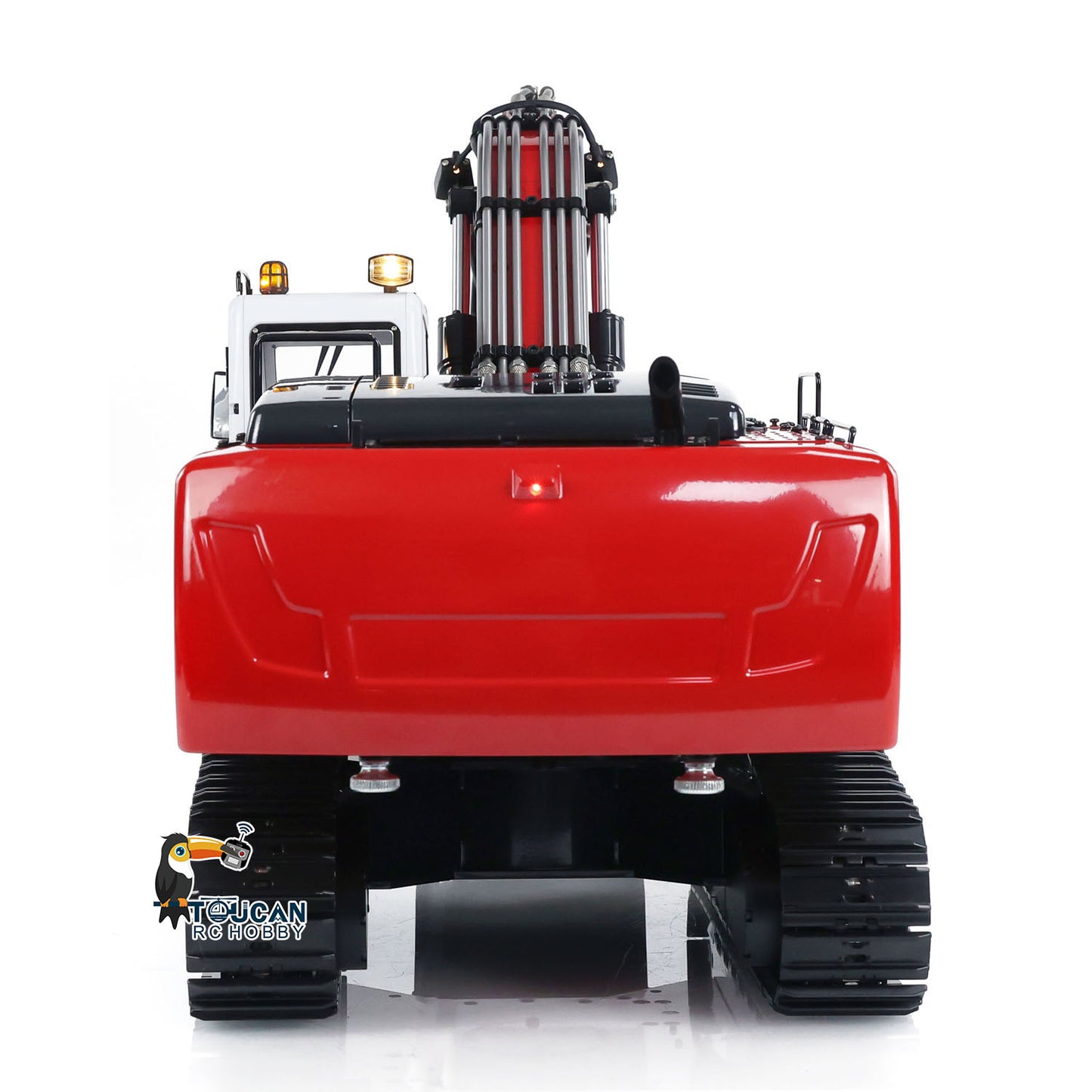 MTMODEL Metal Remote Control Tracked Digging Vehicle 1/14 2 Arms 946 RC Hydraulic Excavator Ripper Tiltable Bucket Grab Model