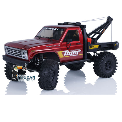 CORSSRC 1/8 4WD EMO X3 RC Towing Rescue Car 4x4 Remote Control Crawler Vehicle Hobby Model PNP Version Assembled Painted