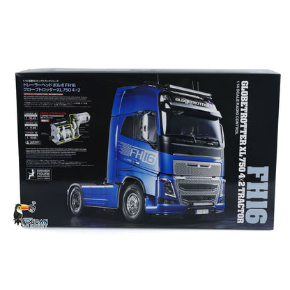 TAMIYA 4x2 1/14 Scale RC Tractor Truck 56375 FH16 XL750 Remote Control Car 3-speed Hobby Model Kit Unassembled Painted