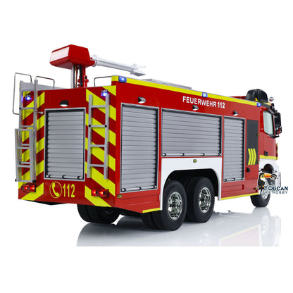 TOUCAN 1/14 6x4 RC Fire Fighting Truck Remote Control Fire Vehicles RTR Car Assembled and Painted Model Sound Light System