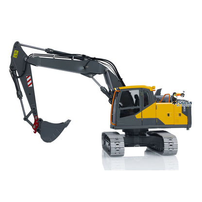 EC160 1:14 3 Arms RC Hydraulic Excavator Remote Control Diggers Painted and Assembled Construction Vehicle Hobby Model Standard Version