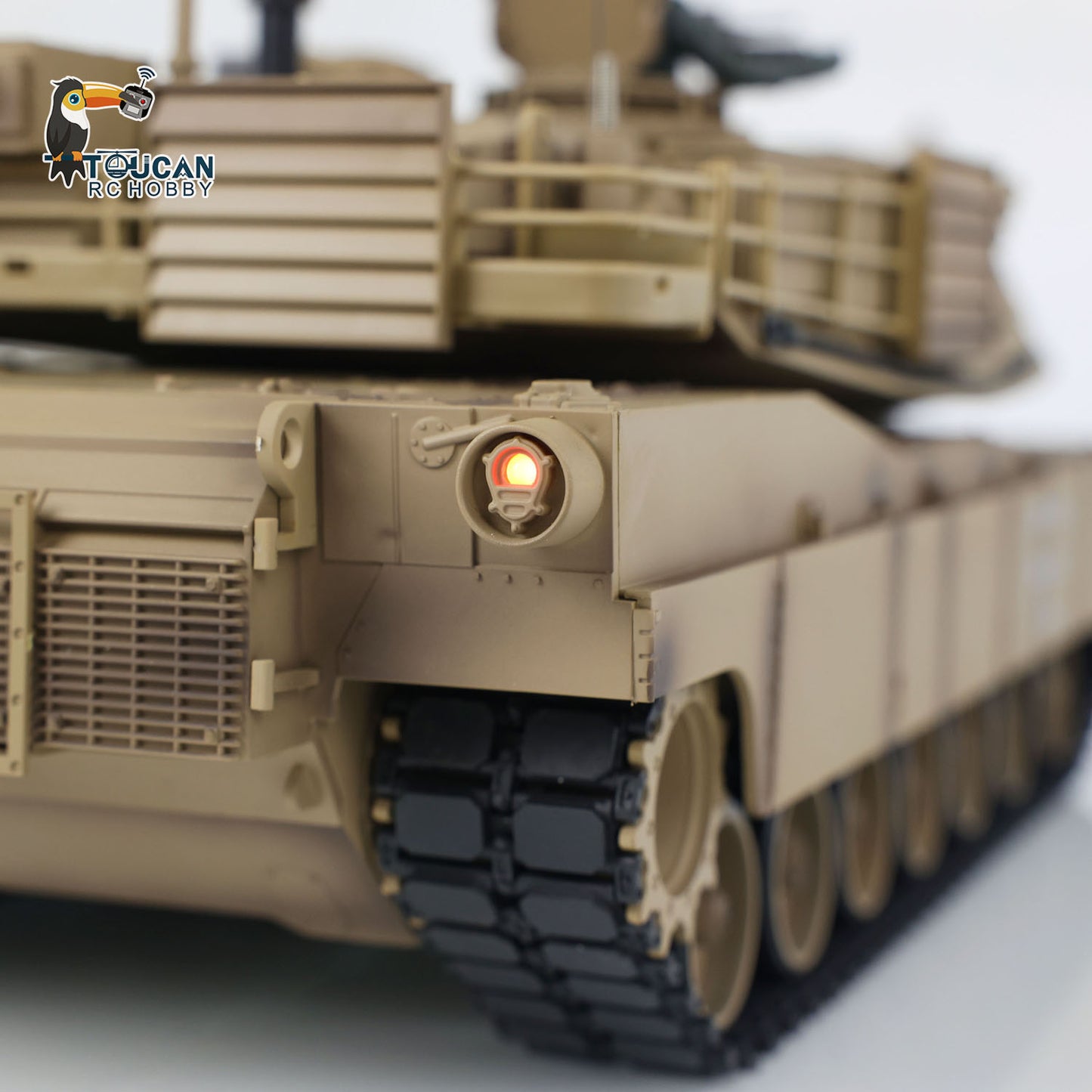 Henglong 1/16 7.0 USA M1A2 Abrams RTR RC Tank Model FPV 3918 Barrel Recoil 360Degrees Turret Steel Gearbox Plastic Chassis