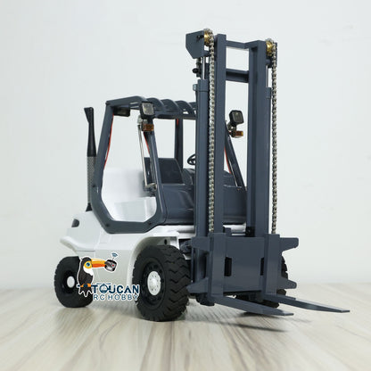 1/14 Hydraulic RC Forklift Wheeled Transfer Car Metal Construction Vehicles