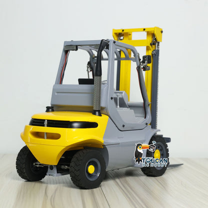 1/14 Hydraulic RC Forklift Wheeled Transfer Car Metal Construction Vehicles