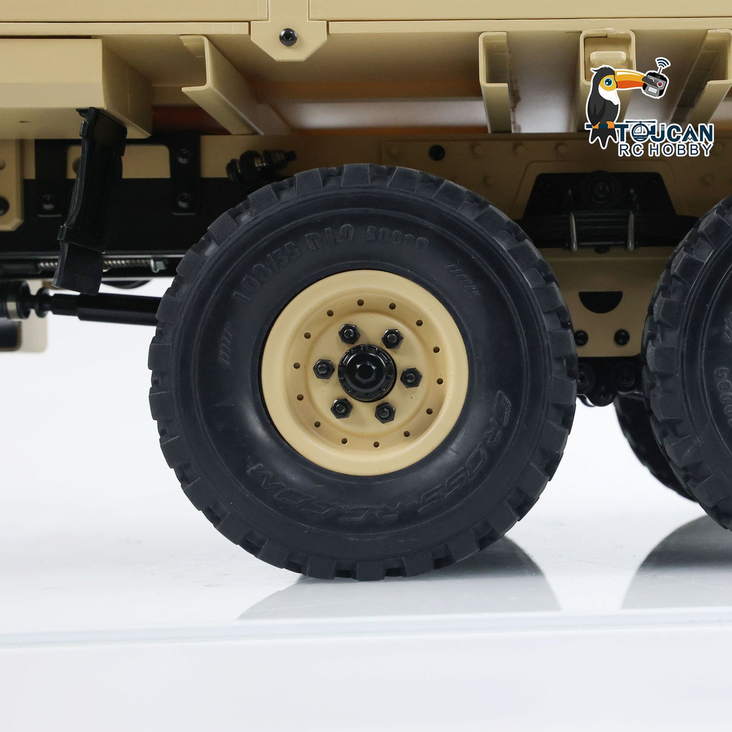 IN STOCK Customized CrossRC FC6 1:12 RTR RC Military Truck Radio Control Off-road Vehicle Cars 6WD DIY Model Smoke Unit 650mm*228mm*262mm