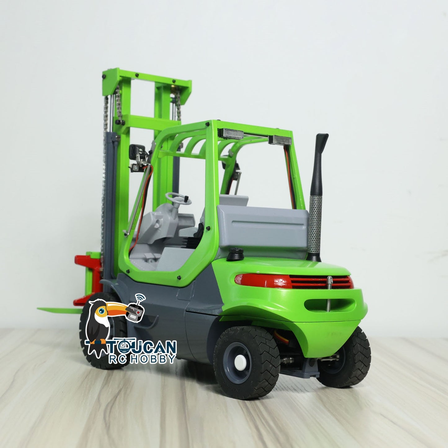 1/14 Hydraulic RC Forklift Wheeled Transfer Car Metal Construction Vehicles