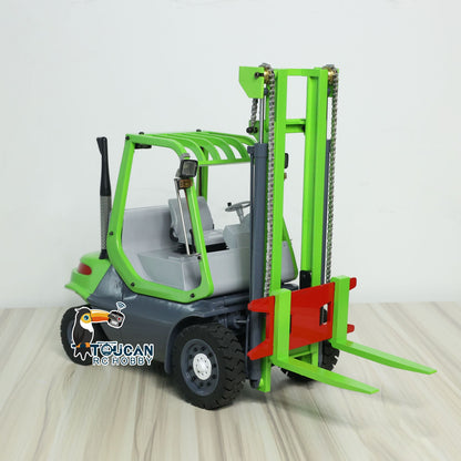 1/14 Hydraulic RC Forklift Wheeled Transfer Car Metal Construction Vehicles