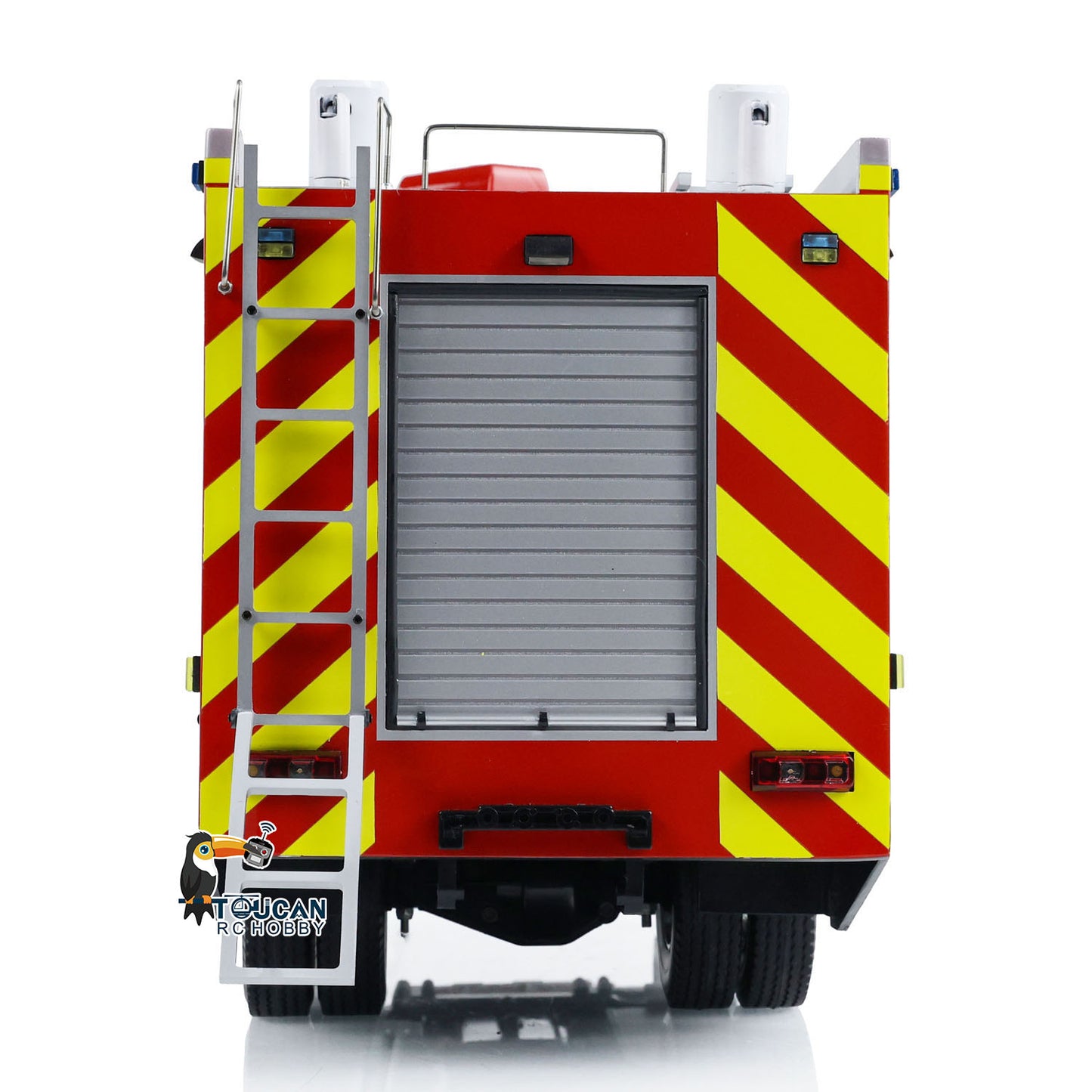 1/14 RC Fire Fighting Truck 4x2 Electric Car Wireless Control Fire Vehicle Assembled and Painted Model Water Spray