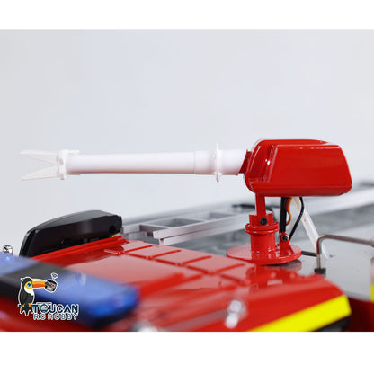 1/14 4x2 RC Fire Vehicles Radio Control Fire Fighting Truck Extinguisher 2-speed Transmission Motor ESC Servo Sound Light System