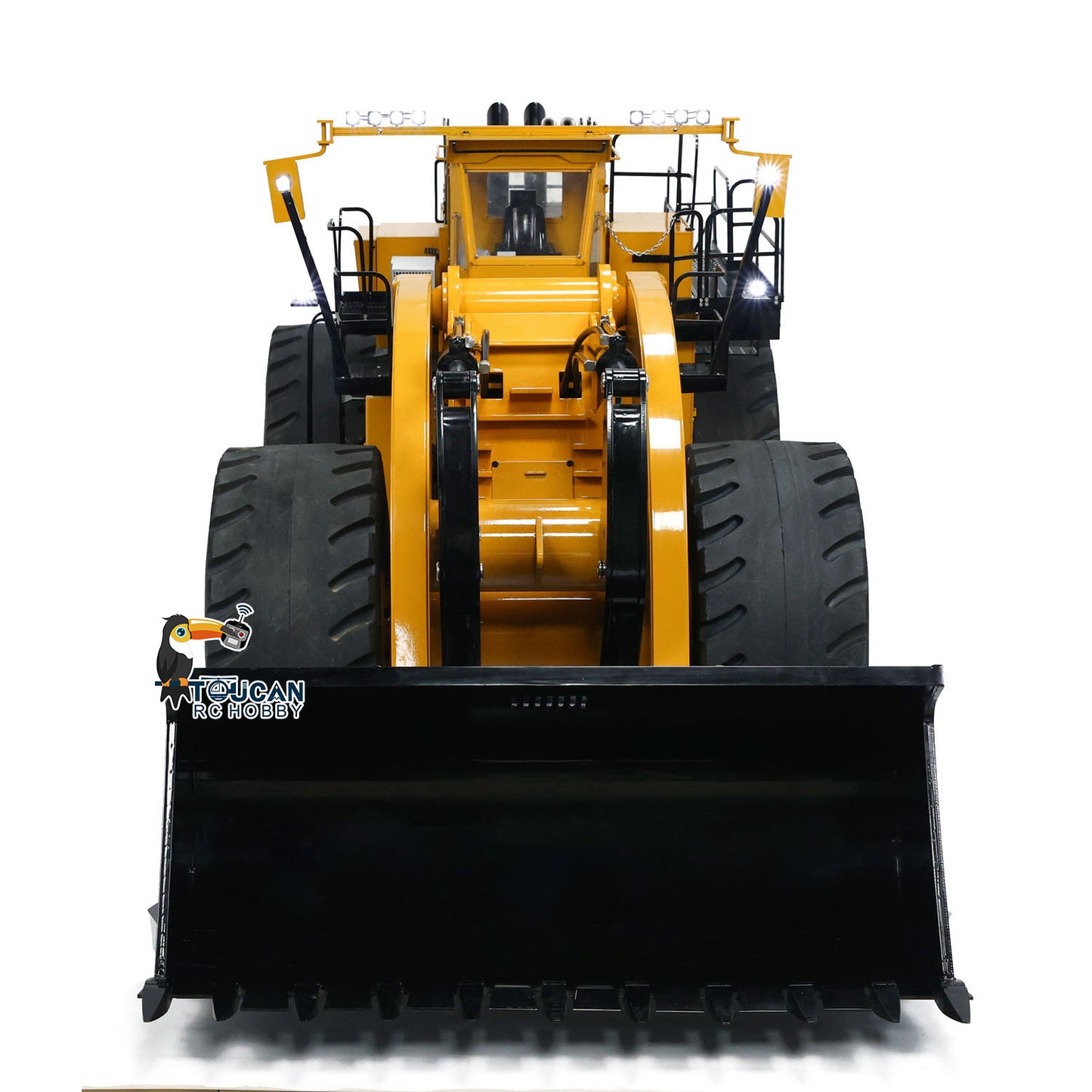 TOUCAN 1/14 Scale L2350 RC Hydraulic Loader Heavy Duty RTR Radio Control Construction Vehicle ESC Servo Motor Smoking Unit