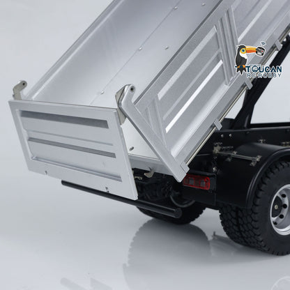 Kabolite 4x4 1/14 Scale RC Dumper Truck 5701 RTR Remote Control Tipper Car With 2-speed Gearbox Light Sound Painted Assembled