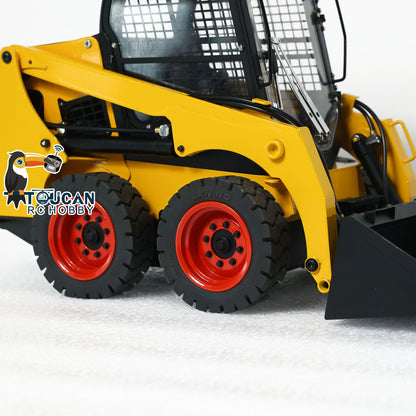 Metal 1/14 Hydraulic RC Skid-Steer Loader SM450 Remote Control Wheeled Car Model