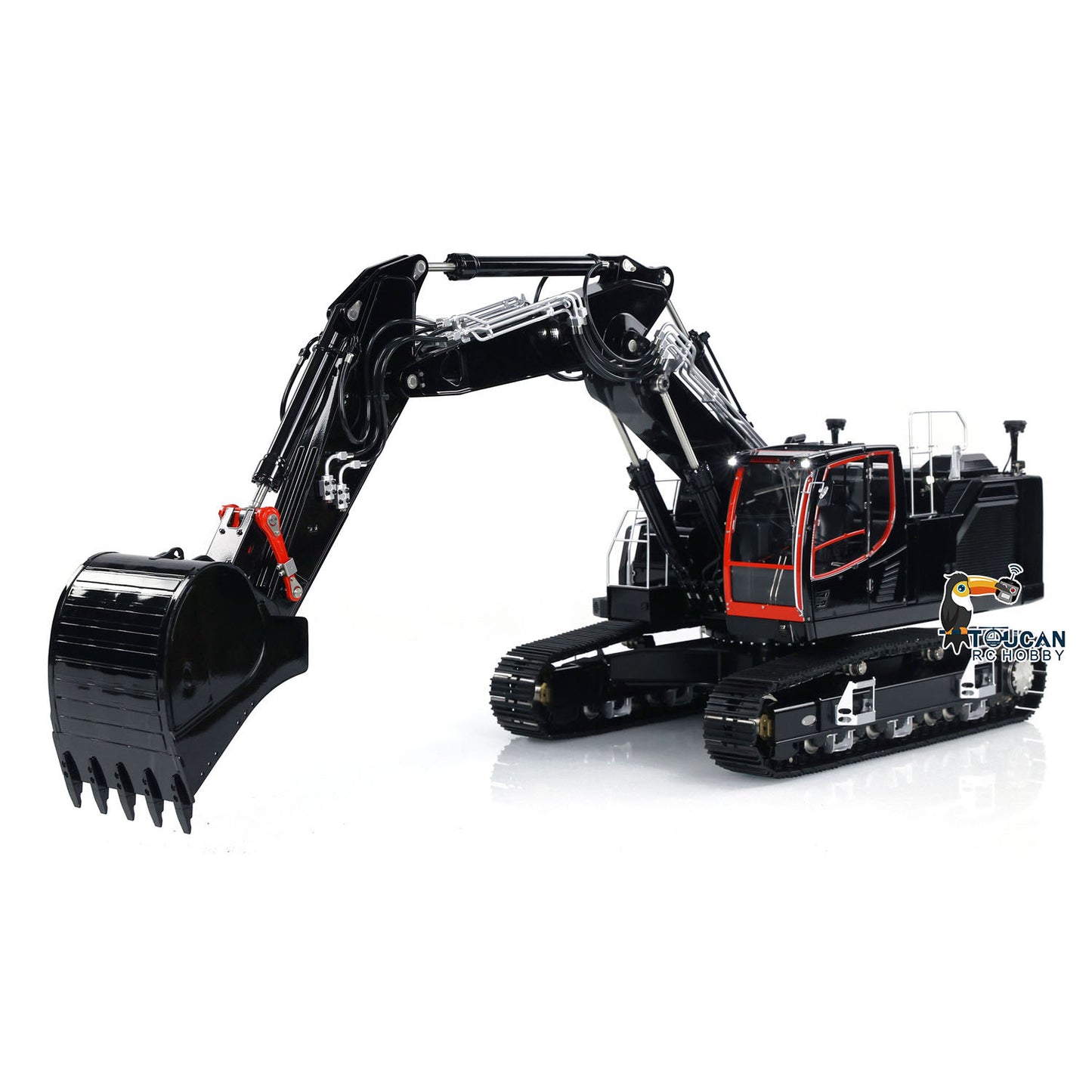 LESU 1/14 3-arm Aoue-LR945 RC Hydraulic Digger Metal Radio Controlled Excavator Painted Assembled PNP Hobby Model Light System