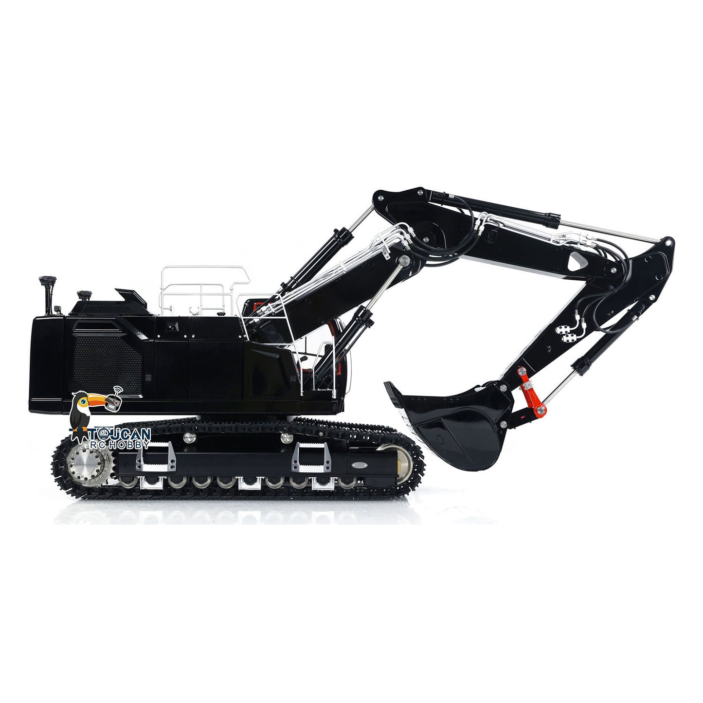 1/14 LESU LR945 3 Arms RC Hydraulic Excavator RTR Radio Control Digger DIY Model Ready to Run FlySky PL18EV Lite Light System