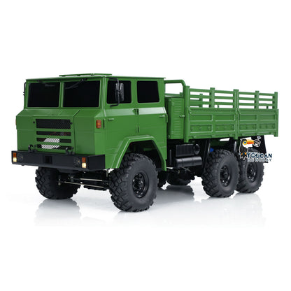 1/12 Scale CROSSRC XC6 RTR RC Military Truck Crawler 6WD Installed Sounds Smoke Painted Assembled Ready To Run Vehicles Model