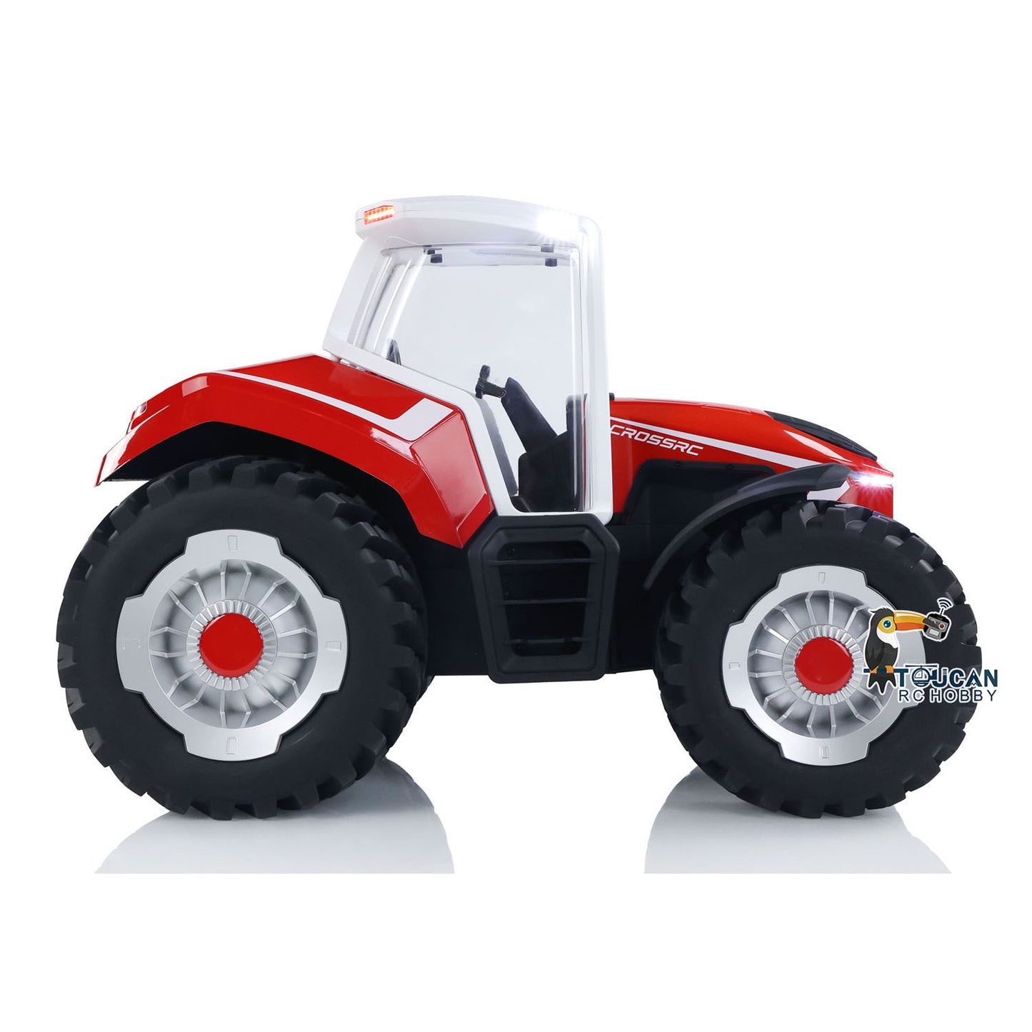 CROSSRC 1/8 RC Tractor TL4 Iron Bull Remote Control Model Car Light Motor ESC TWO-Speed Simulation Vehicle Hobby Model DIY