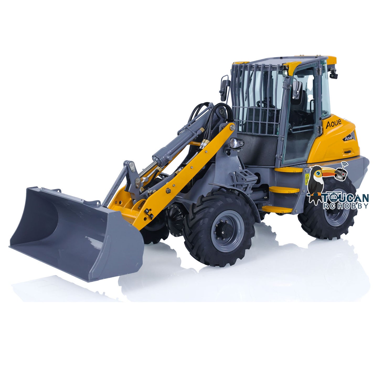 US STOCK LESU 1/14 Hydraulic RC Loader AOUE MCL8 ST8 Remote Control Construction Vehicles RTR Car Sound Light Electric Car Battery