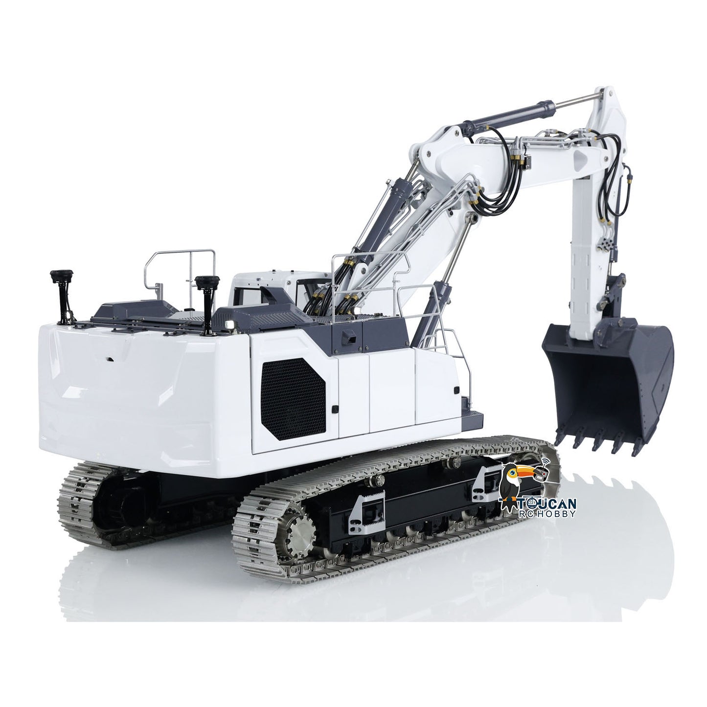 IN STOCK LESU LR945 1/14 3-arm RC Hydraulic Equipment Metal Excavator Remote Control Digger Electric Vehicle Kits PNP RTR Optional Versions