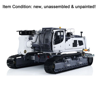 Metal LESU 1/14 RC Full Hydraulic Excavator LR960 KIT DIY Digging Arm Machinery Crawler Excavator Simulation Vehicle Model