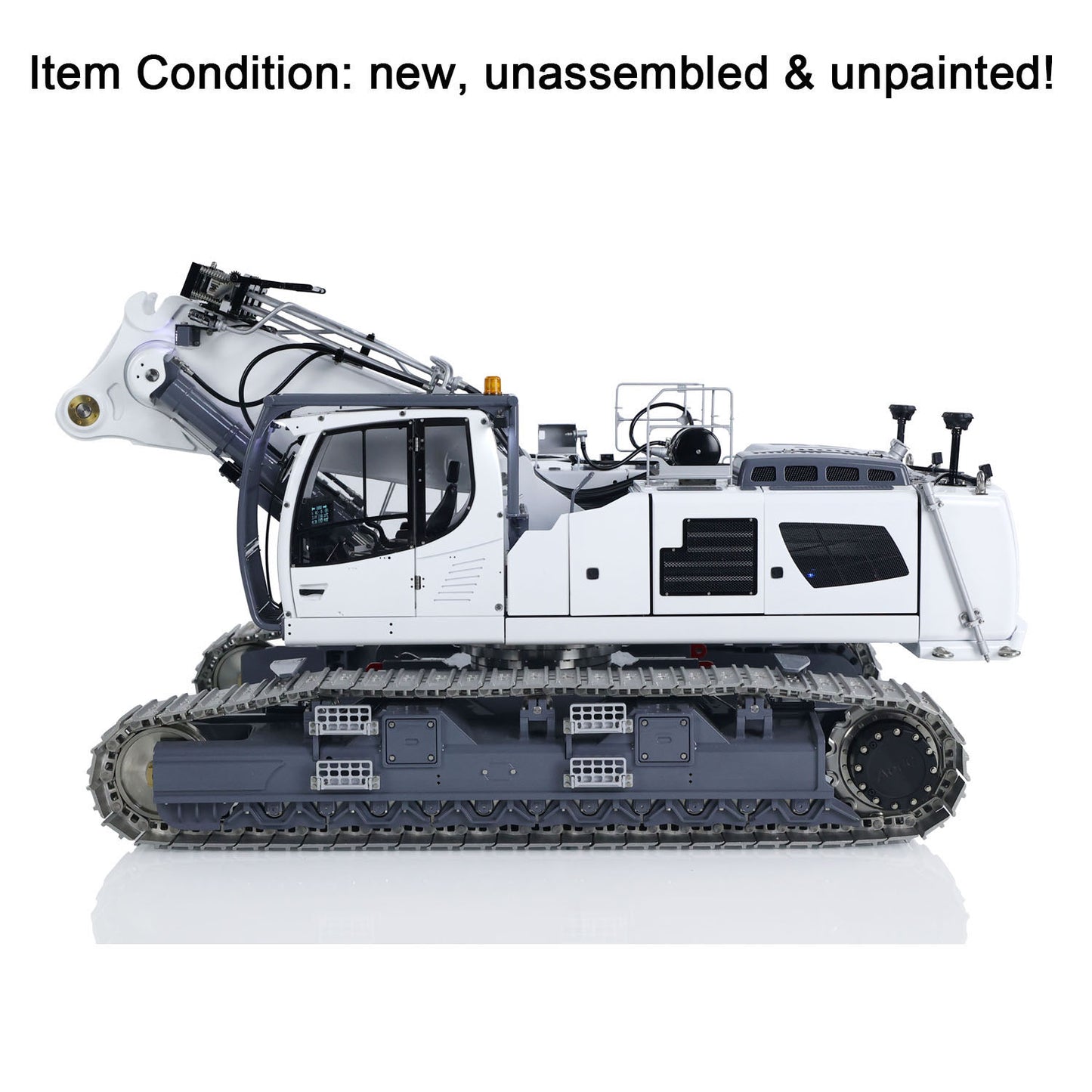 LESU 1/14 RC Full Hydraulic Excavator LR960 KIT DIY Demolition Digging Arm Model 2 Type Arms 13CH Valve Unassembled Unpainted