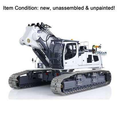 LESU Metal 1/14 RC Full Hydraulic Excavator LR960 KIT DIY Demolition Arm Model Light Unassembled Unpainted Emulated Hobby Car