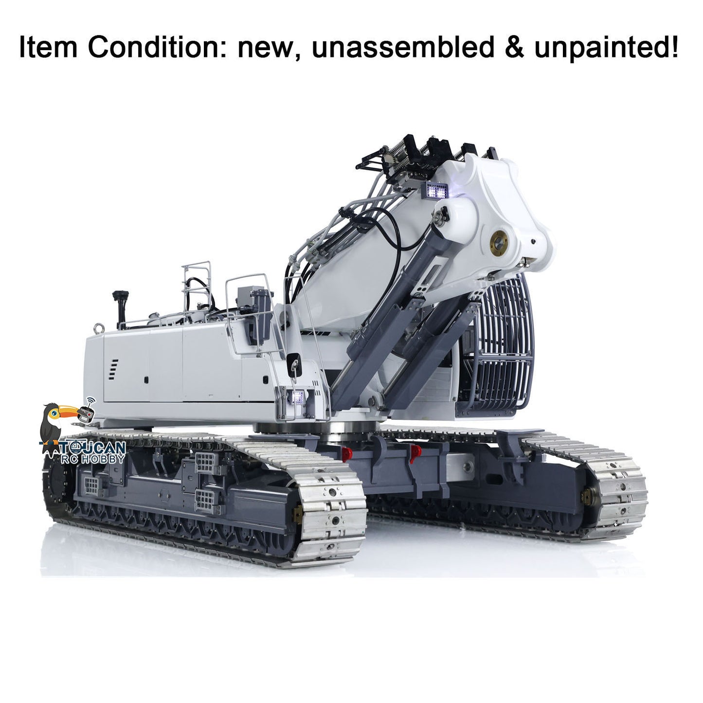 Metal LESU 1/14 RC Full Hydraulic Excavator LR960 KIT DIY Digging Arm Machinery Crawler Excavator Simulation Vehicle Model