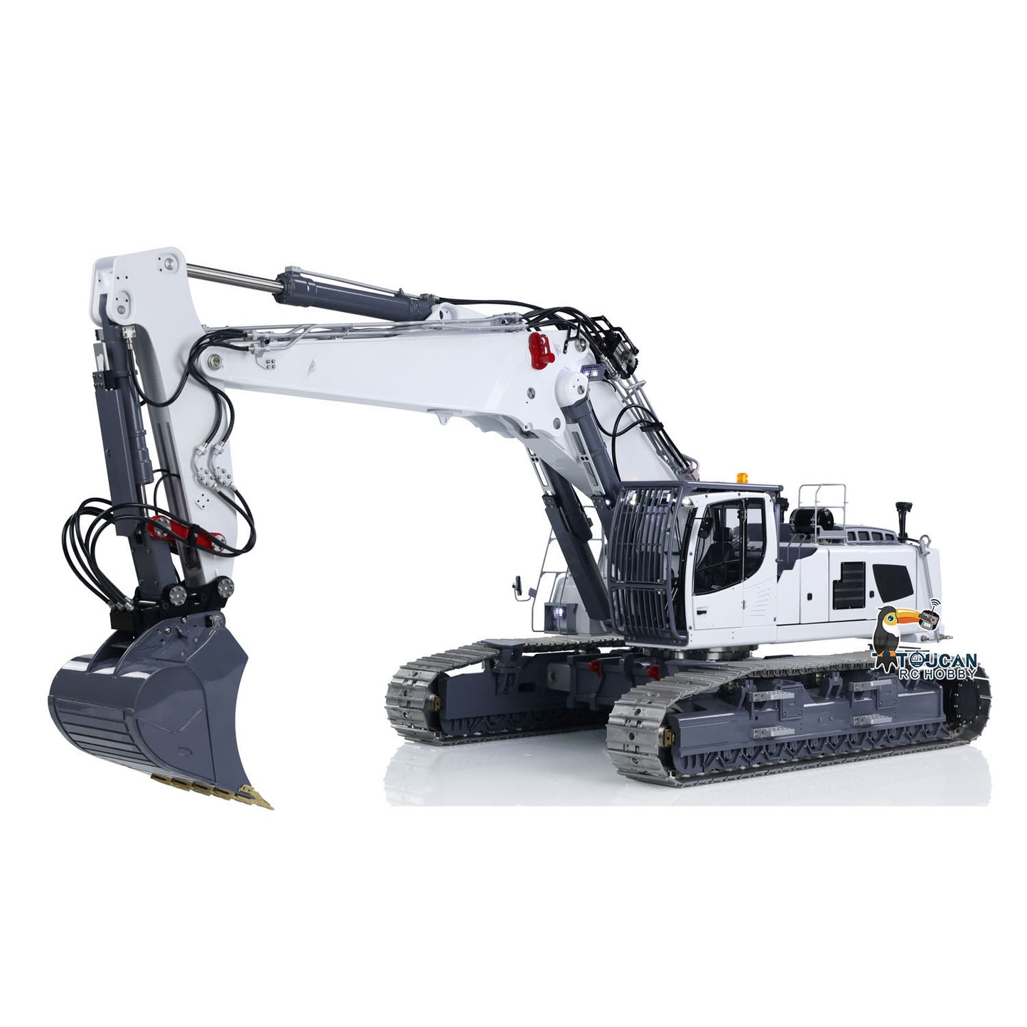 Heavy Machine 1/14 RC Full Hydraulic Excavator LESU LR960 Construction Digger