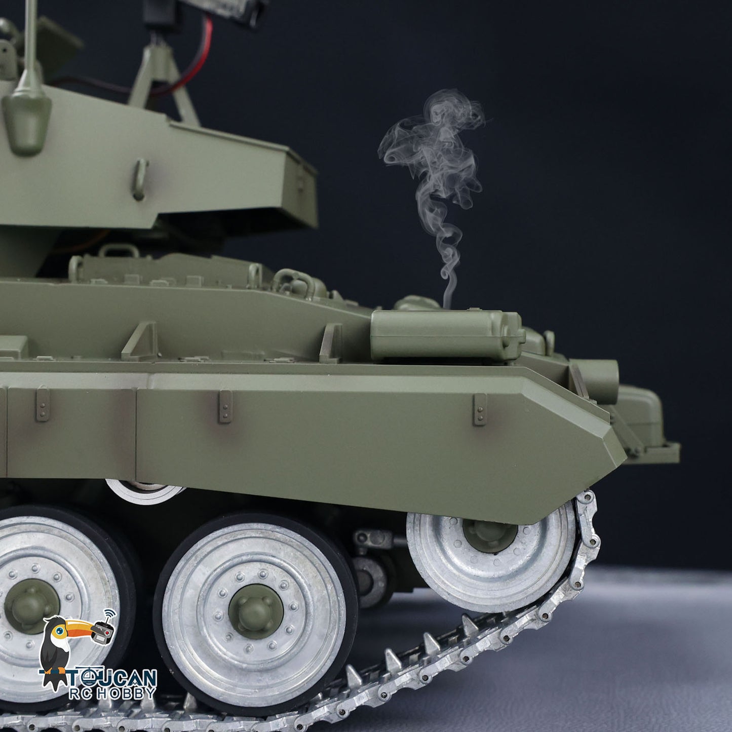 IN STOCK Tongde M24 Chaffee 1/16 RC Light Tank Infrared Combating System Military Model Barrel Recoil Metal Upgraded Wheels Gearbox 320