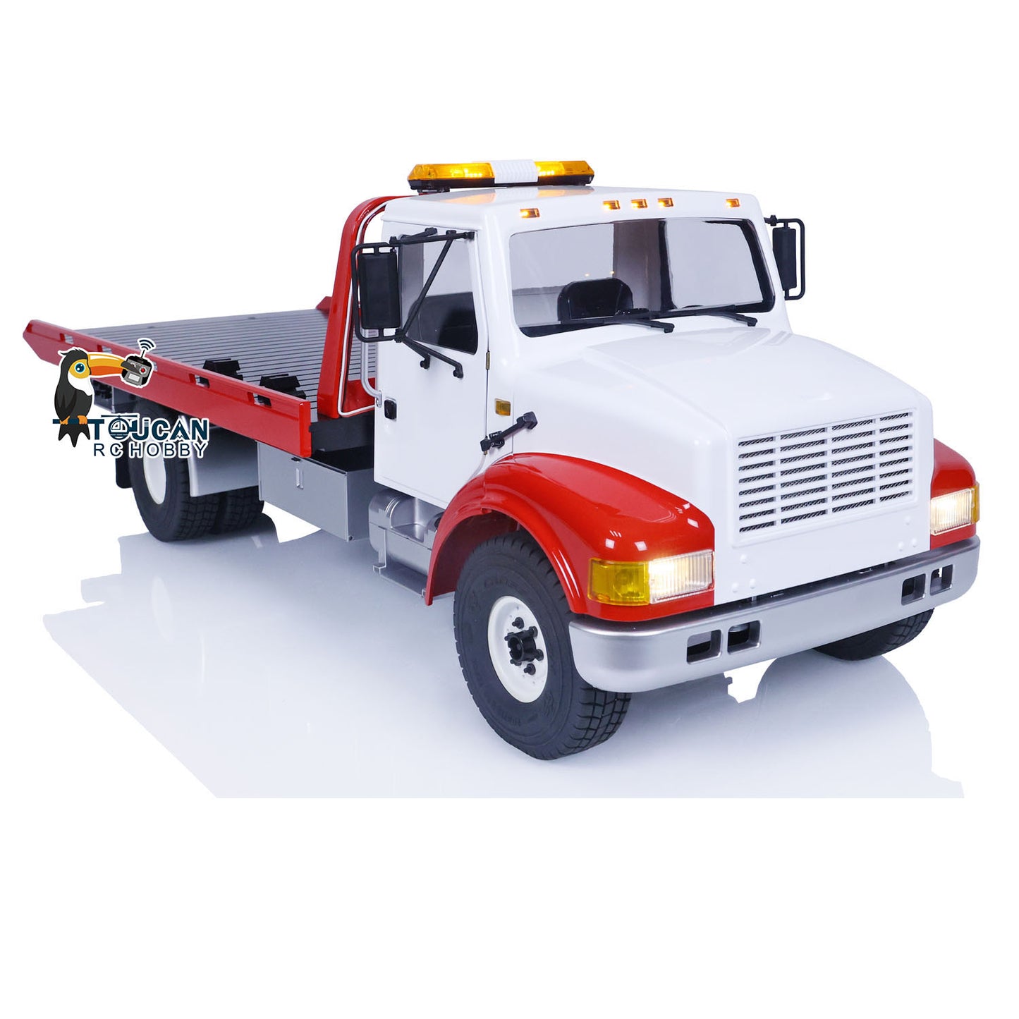 US STOCK 1/10 CROSSRC WT4 RC Wrecker Truck Road Rescue Vehicle Remote Control Painted Assembled Simulation Car Model Two-speed