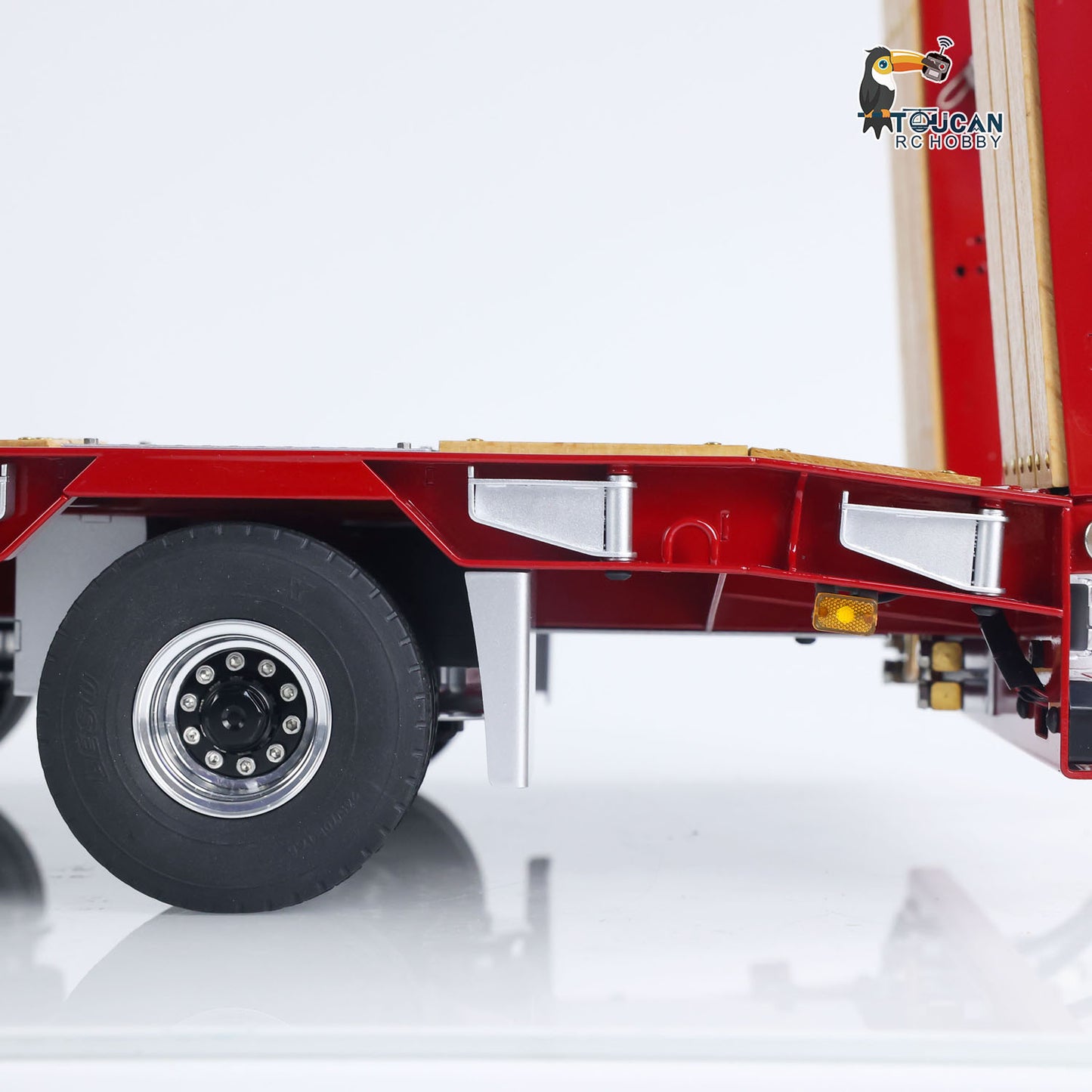 LESU Electronic Lifting Metal Trailer for 1/14 RC Tractor Truck Dumper Lorry Car Simulation Construction Vehicle Model DIY