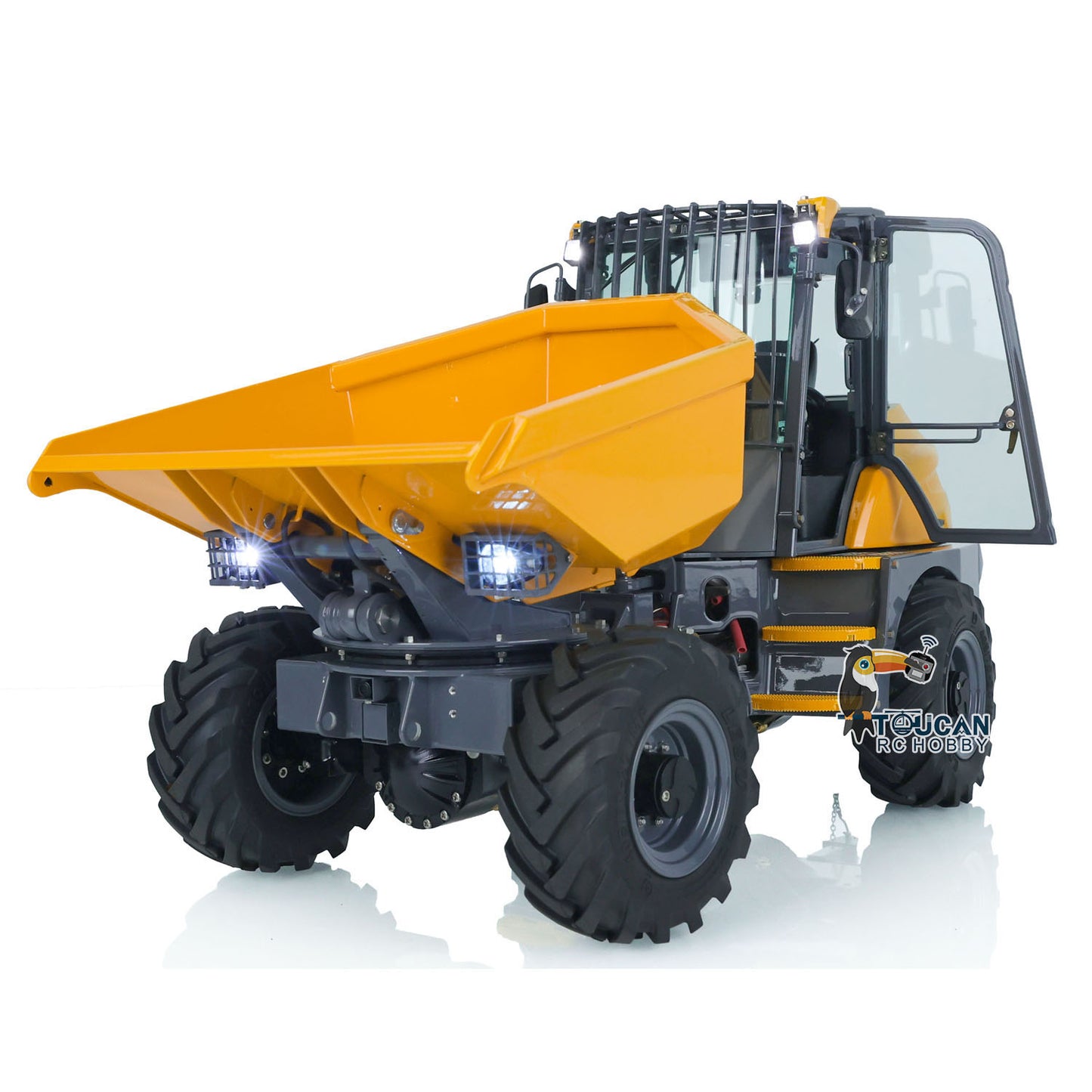 LESU 1/14 Ready To Run Painted and Assembled 4X4 AOUE-6MDX RC Hydraulic Articulated Dumper 6MDX Remote Control Tipper