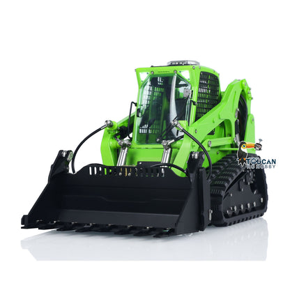 LESU 1/14 Aoue LT5 RC Hydraulic Skid-Steer Loader Electric Cleaner I6S Radio Battery RTR Remote Control Construction Car