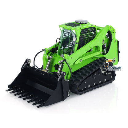 LESU 1/14 Aoue LT5 RC Hydraulic Skid-Steer Loader Electric Cleaner I6S Radio Battery RTR Remote Control Construction Car