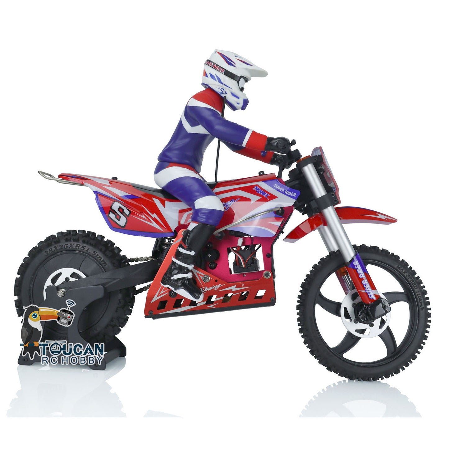 Skyrc Super Rider SR5 1/4 Scale Red RTR RC Motor Bike Model Balance Battery FS GT2 Radio Controller System Hobby Models Toy