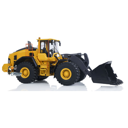 1/14 RC Hydraulic Loader E260L Metal Remote Control Construction Vehicles Flysky ST8 Radio Lock Differential Axle Frok Coupler