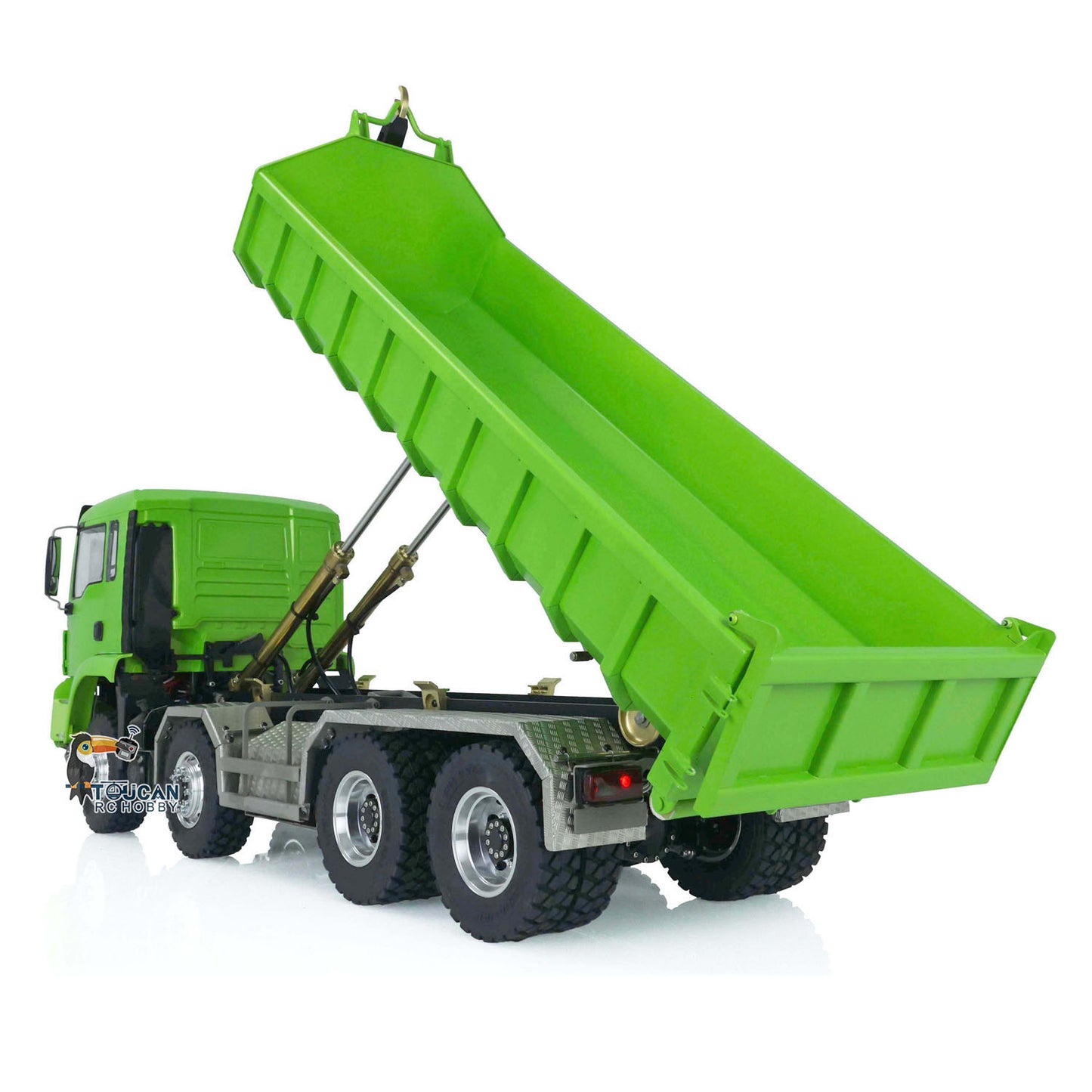 LESU 1/14 RC 8x8 Hydraulic Dumper Truckfor TGS Roll On/Off Tipper Painted Sound Light System Servo Motor ESC Car Model