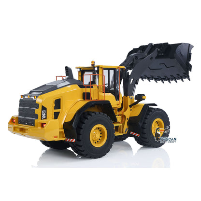 1/14 RC Hydraulic Loader E260L Metal Remote Control Construction Vehicles Flysky ST8 Radio Lock Differential Axle Frok Coupler