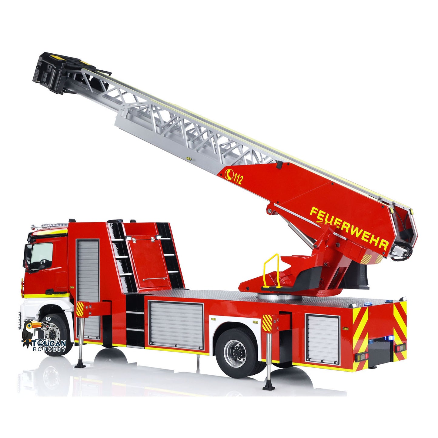 1/14 4X2 Metal Gerabox Axle RC Ladder Truck MAN 3363 770S FMX Fire Truck ST8 Radio Battery 2Speed RTR Emulated Car Hobby Models