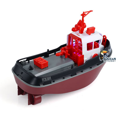 1/72 Heng Long 2.4G Plastic RC Tugboat Remote Control Towboat Powerful Dual Motor Simulation Electric Model RTR 23x10x15cm