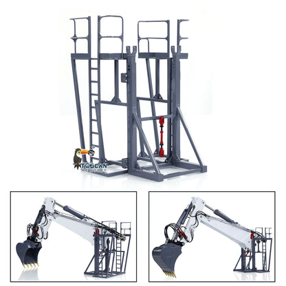 LESU 1/14 RC Full Hydraulic Excavator LR960 RTR Digger Frsky XE Radio Battery Without Sound System